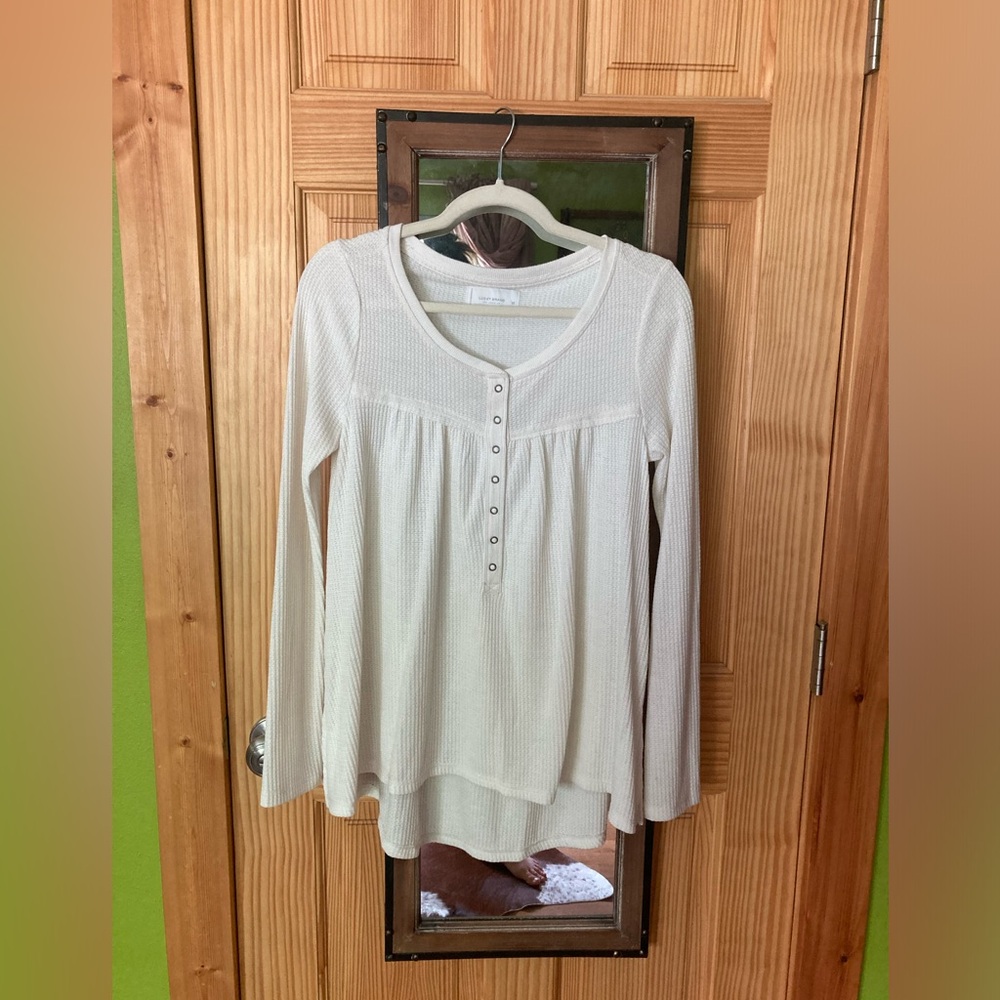 Lucky brand blouse tunic, size xs
